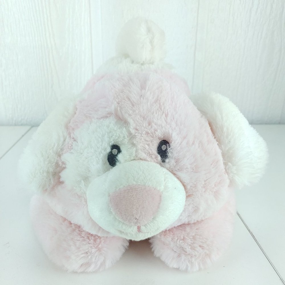 Aurora Baby Pink Puppy Dog Plush 12" Stuffed Animal Lovey Security Toy 2016
